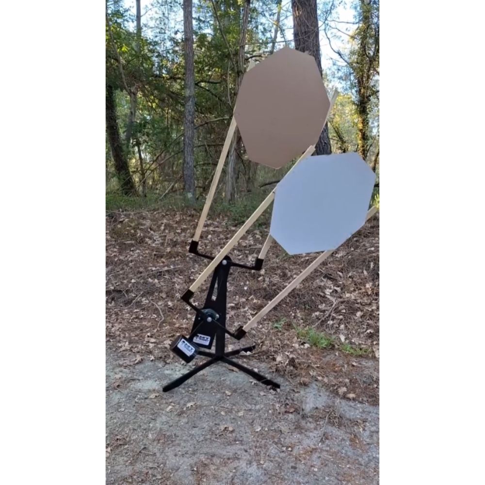 Double Monkey IPSC, cible au mouvement aléatoire pour deux cibles carton
