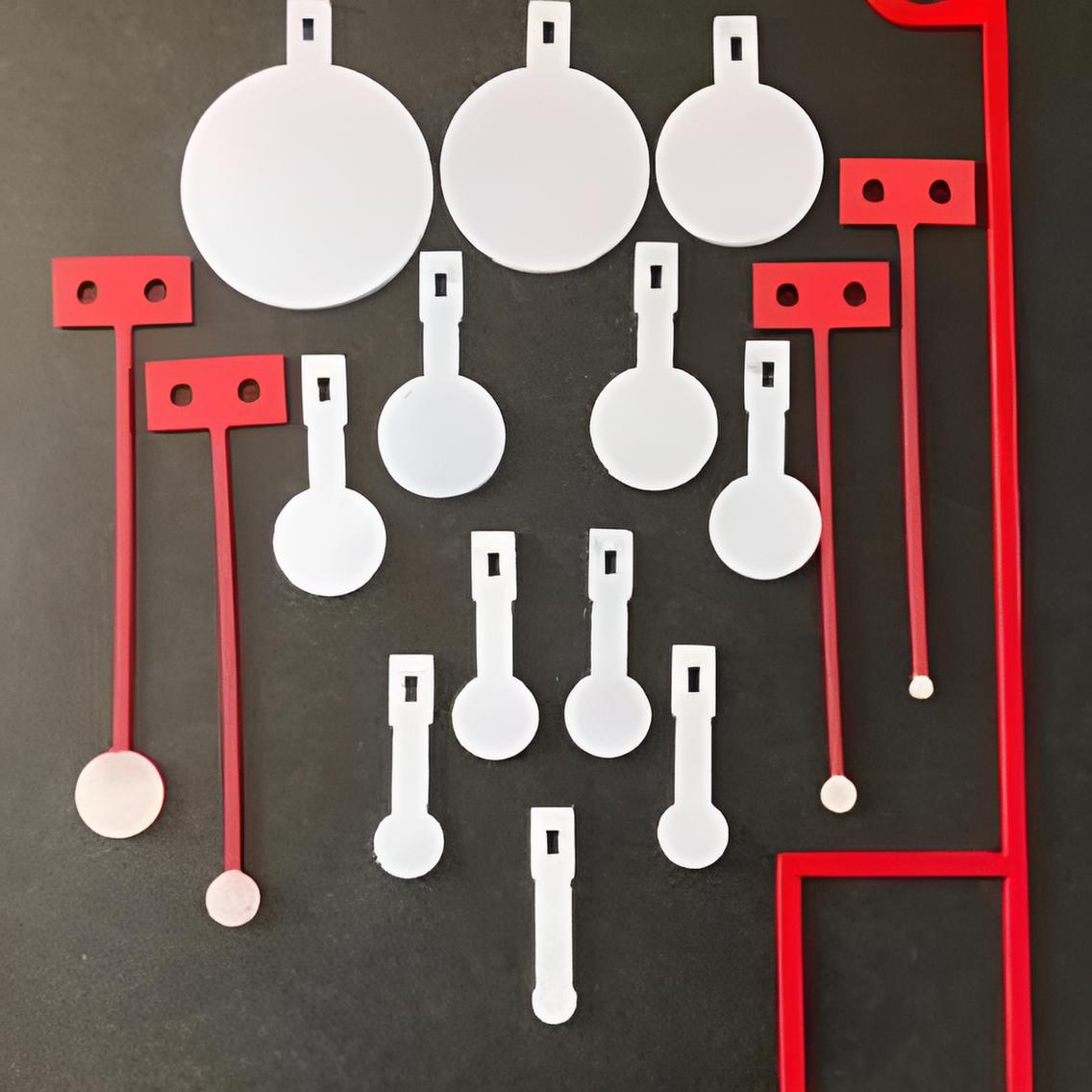 KIT Complet "NRL22Lr", PRS22, 12 Targets + 12 Crochets blindés + 4 KYL