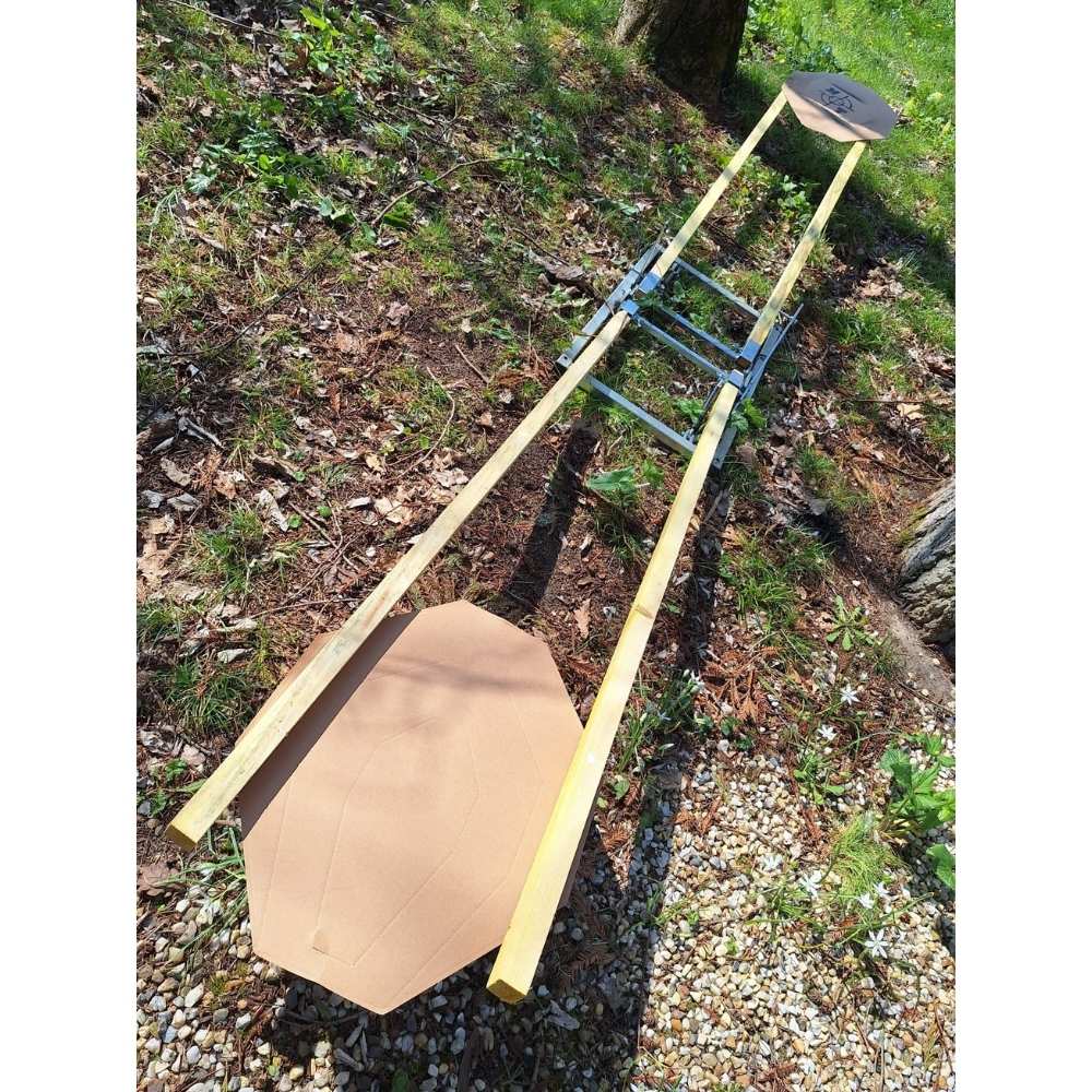 Bear Trap IPSC | Cible piège à ouverture rapide pour cible carton