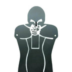 Gong de tir "CNT5", silhouette sur pied + pochoir métal inclus | Arme de Poing