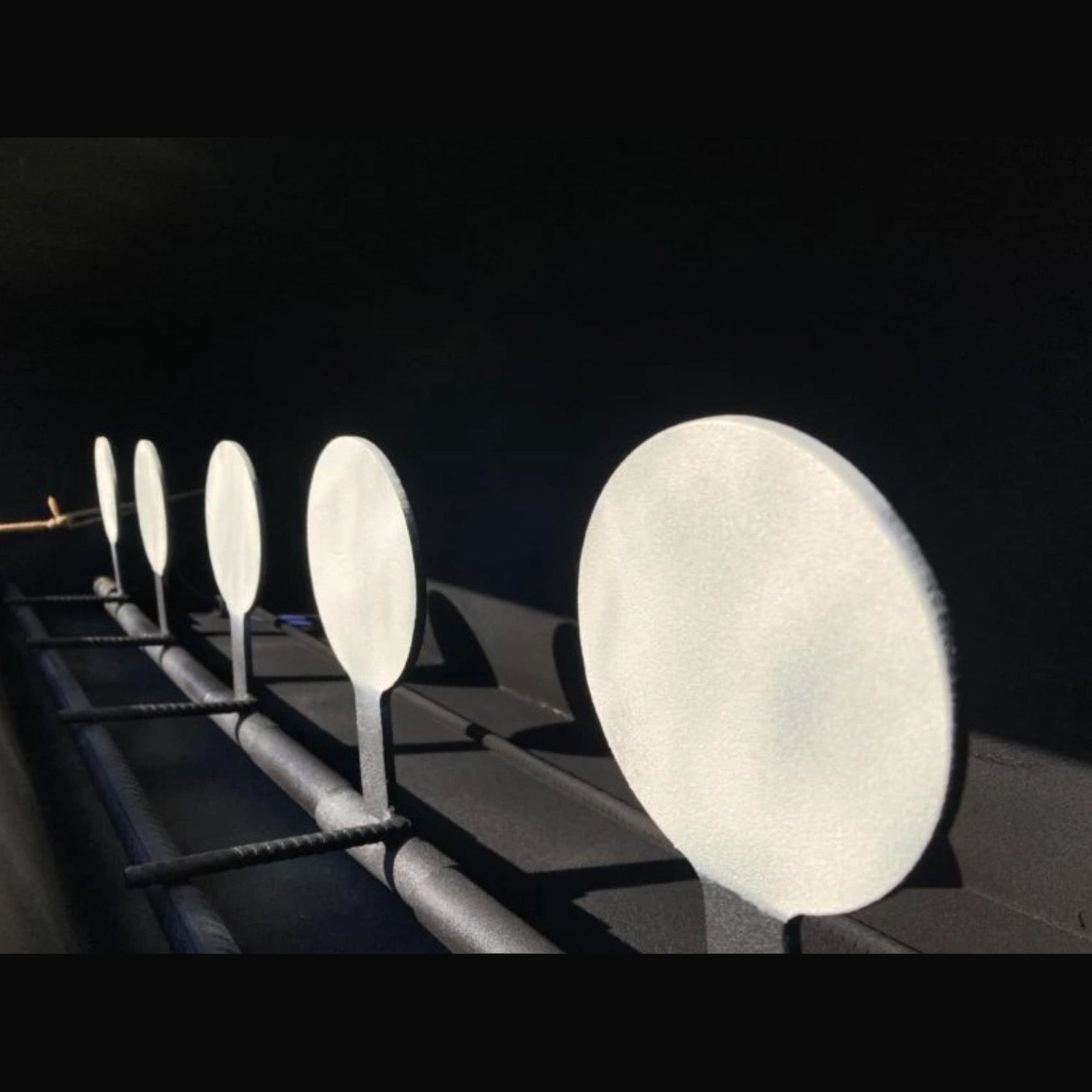 Gong de tir, Rack TAR 22Lr, à relevage par cable, pieds inclus et carter de protection, idéal indoor