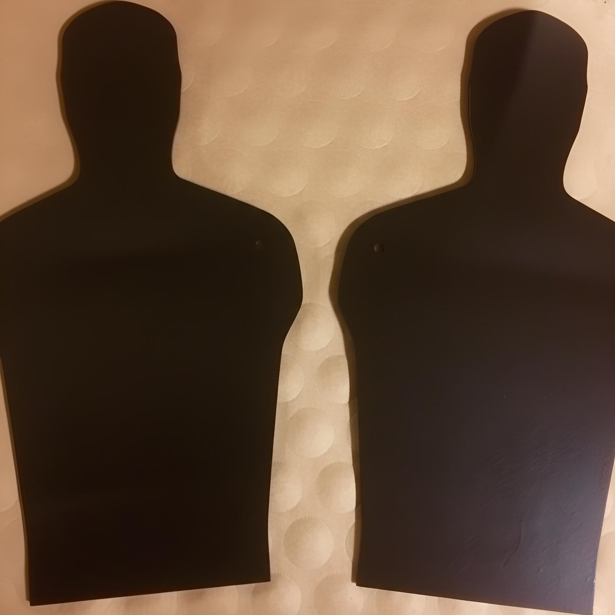 OSKAR – silhouette métal taille 1/1 tous calibres à suspendre