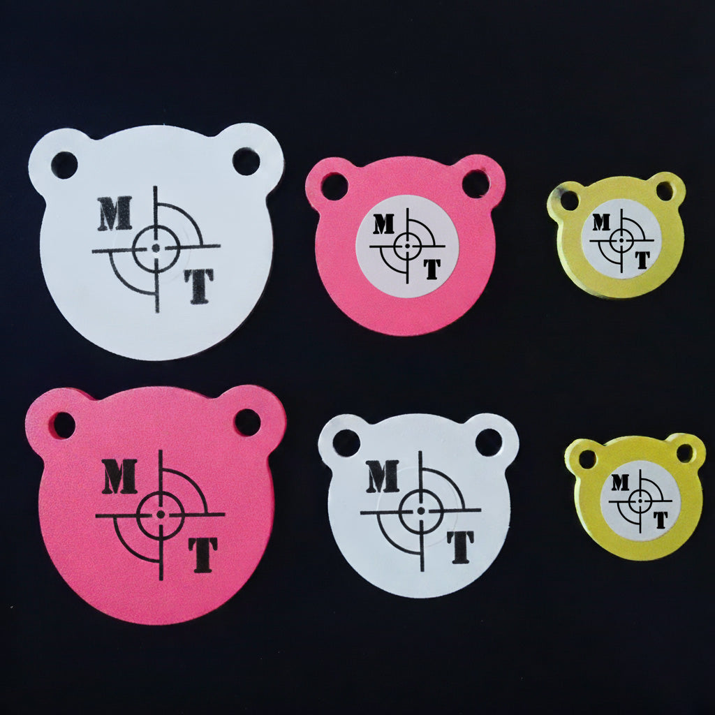 Gongs de tir, 1 MOA challenge, par lot de 3, spécial 22 LR