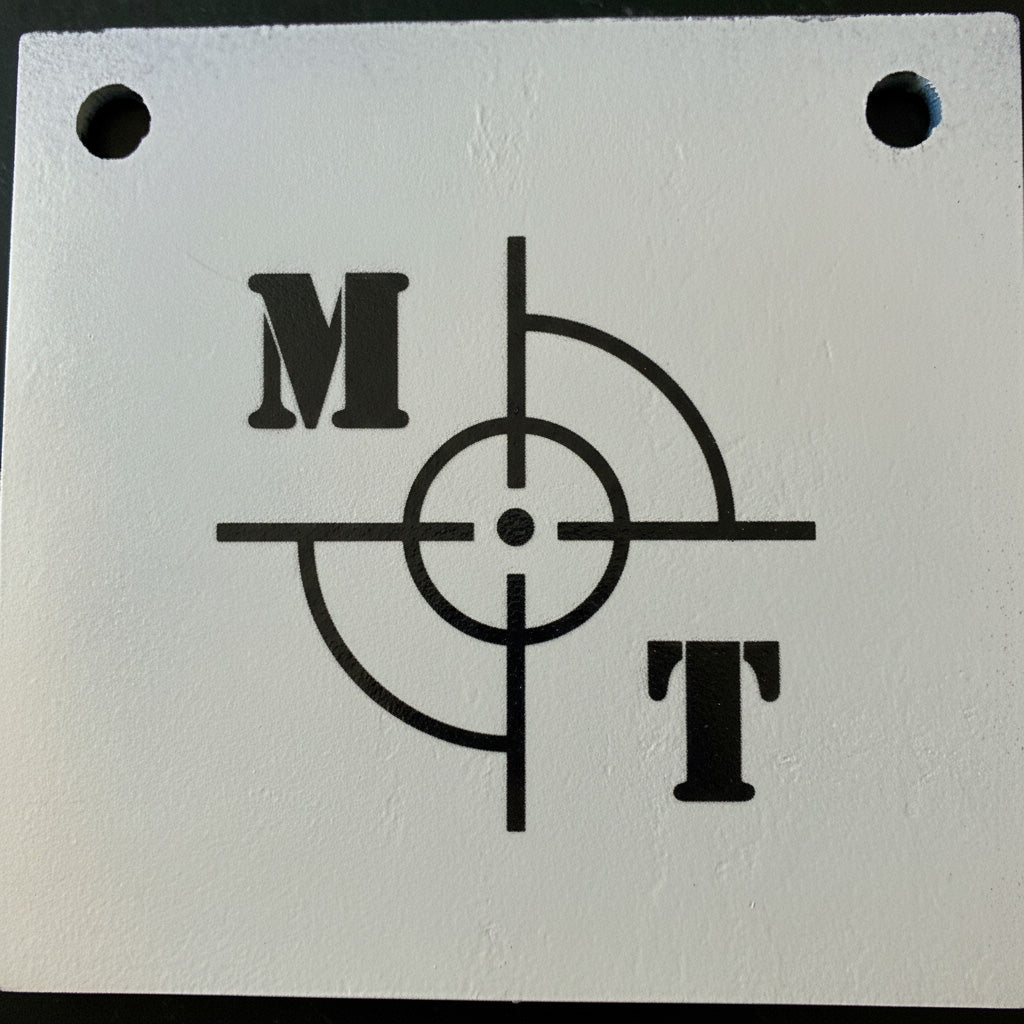 Gong de tir, TLD, 500x500x8, tous calibres BO