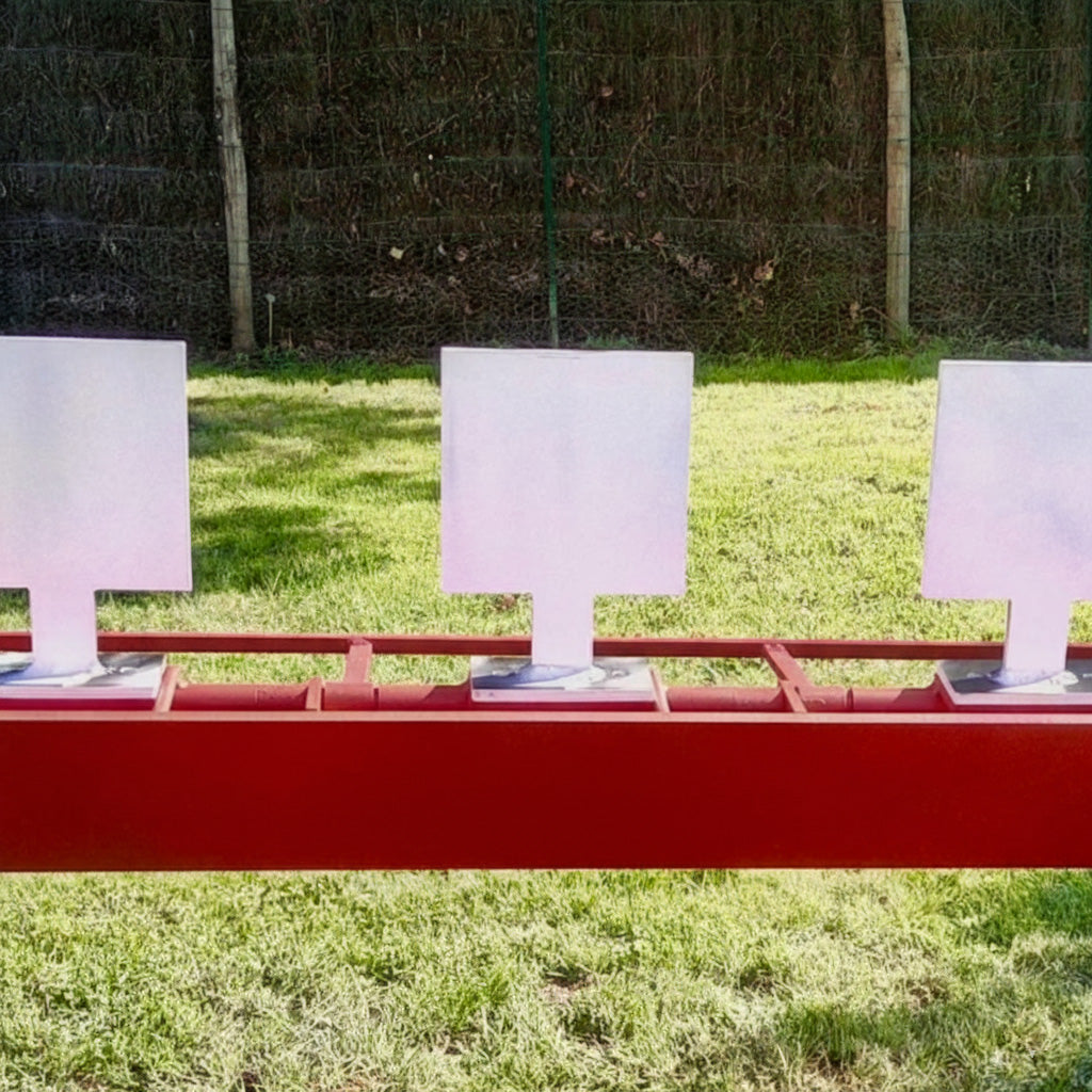 "RACK TAR", 5 gongs 200x200x12, tous calibres, à relevage par corde