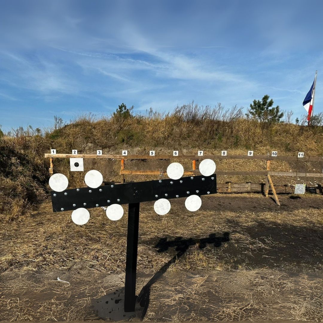 Plate rack 8 gongs sur roulettes
