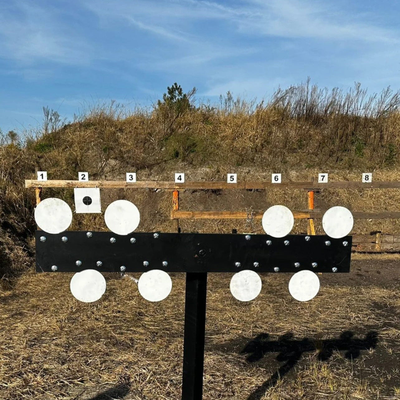 Plate rack 8 gongs sur roulettes