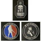 Lot de 3 Patches PVC,  MT-TARGET "Trinity"