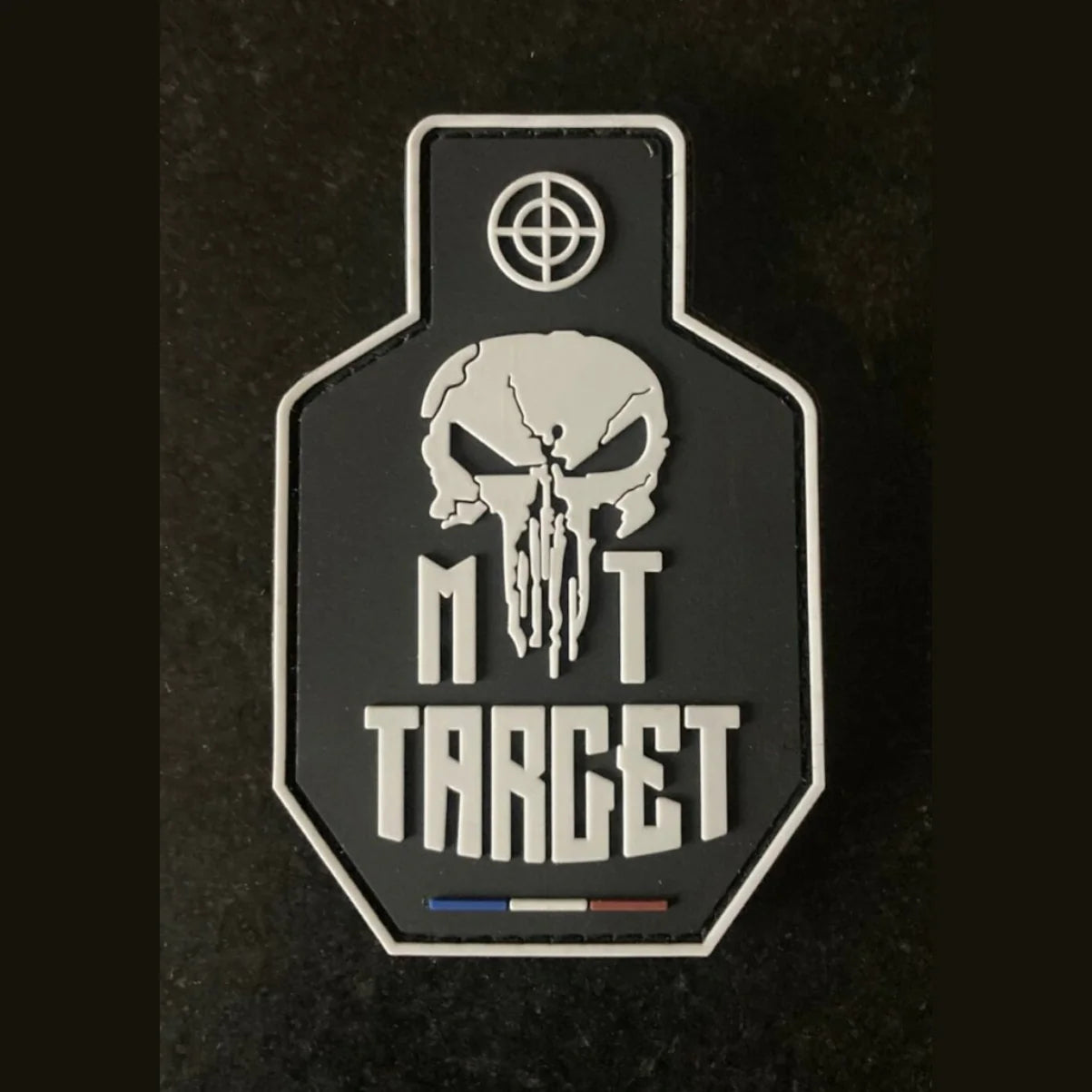 Patch PVC "MT-Target" Noir 80x50