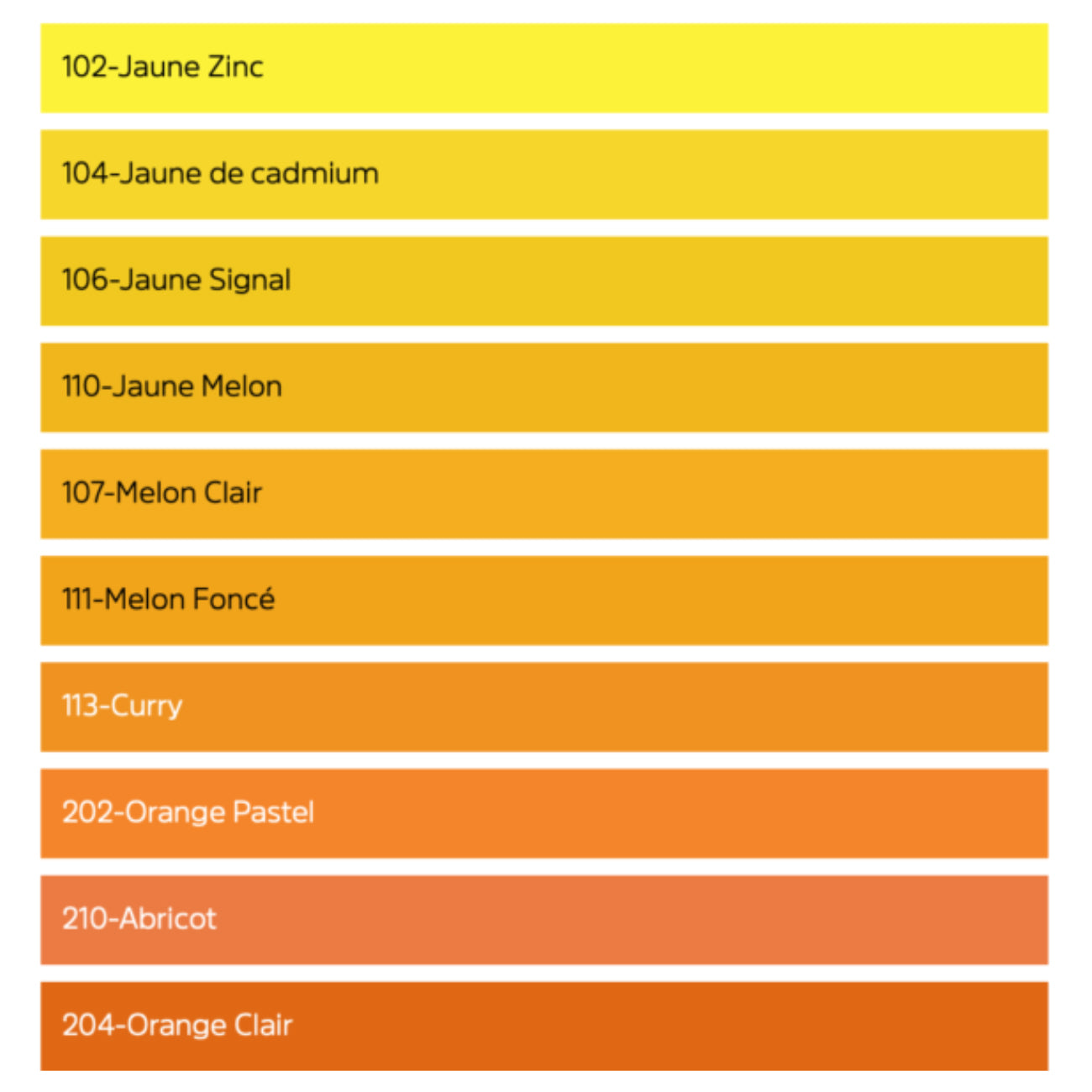 Peinture acrylique en aérosol 400ml, différentes couleurs