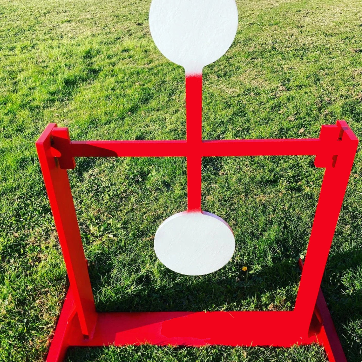 Cible Basculante à reset automatique, "TWISTER" tous calibres, toutes distances, montants blindés