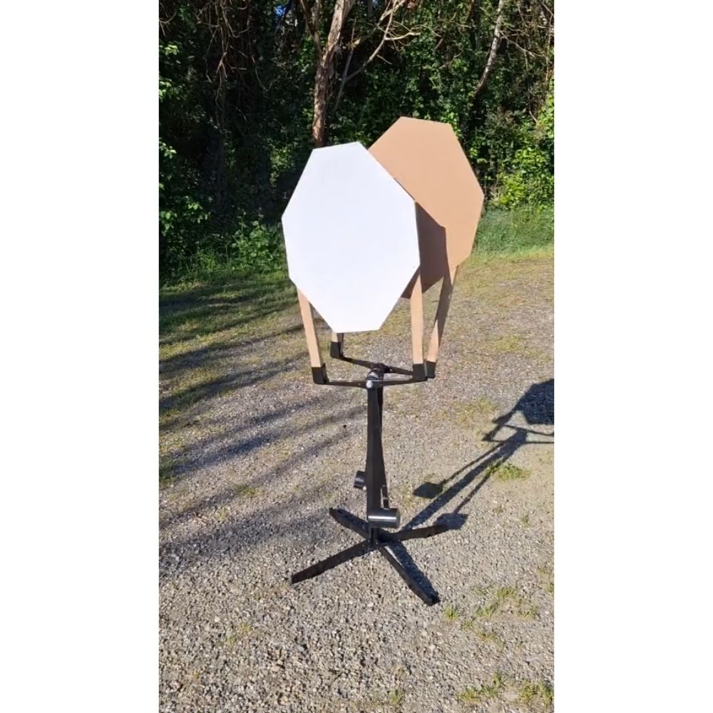 Double Bobber IPSC, cible basculante latérale pour deux cibles carton ACD