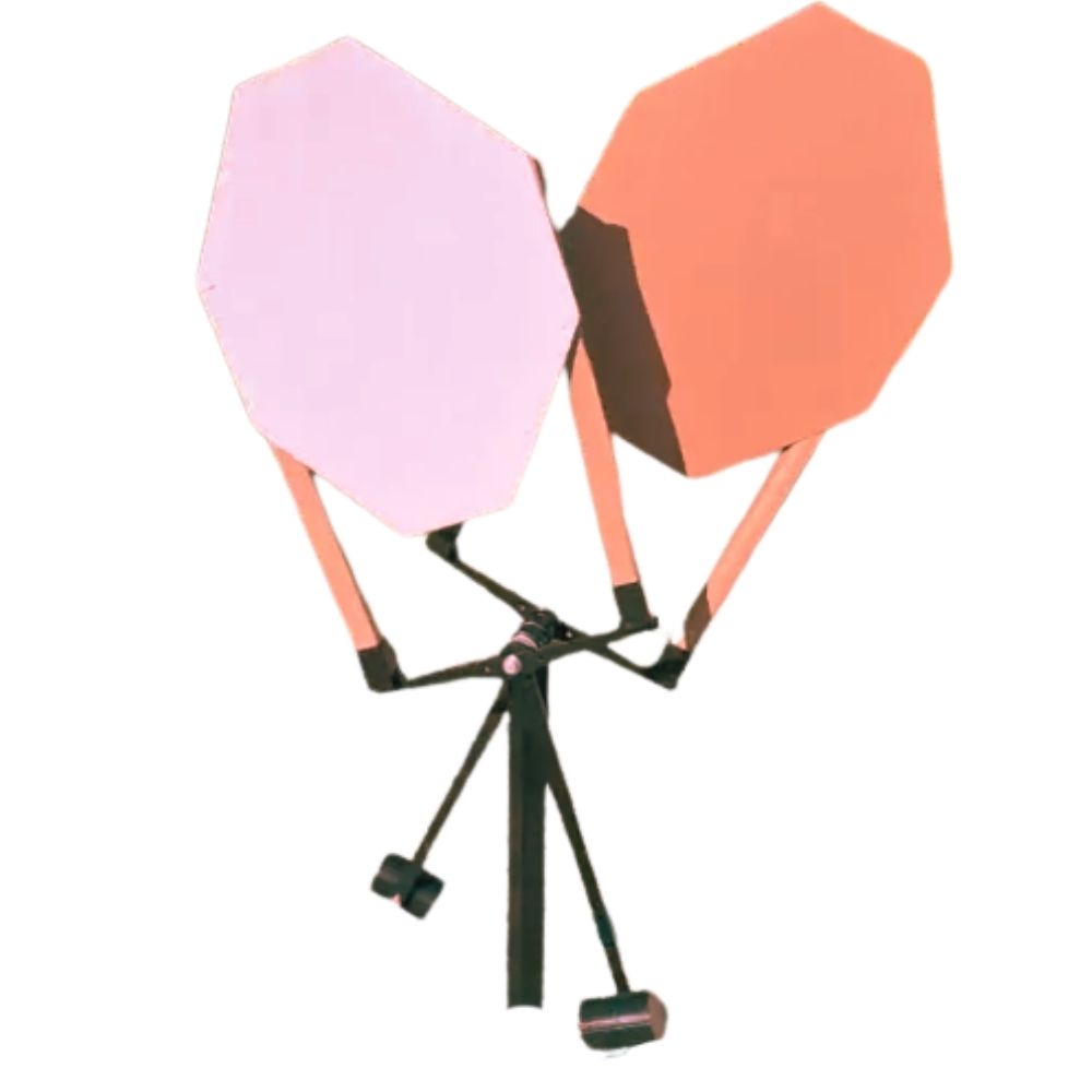 Double Bobber IPSC, cible basculante latérale pour deux cibles carton ACD