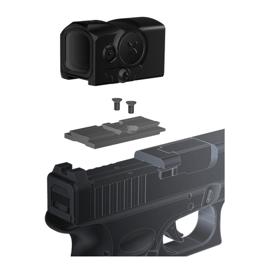 Platine Pour "Aimpoint ACRO P2" pour Glock MOS