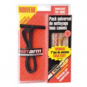 Kit de nettoyage universel pour arme, tous calibres