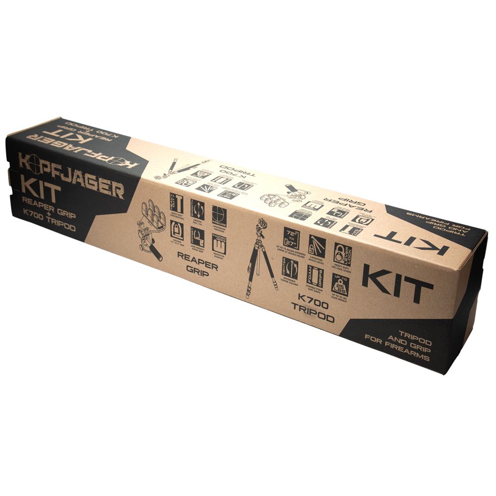 Trépied "KJI" K700, aluminium, avec Reaper Grip