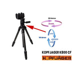 Trepied "KJI"  K800, "Carbon" avec "reaper grip" inclus