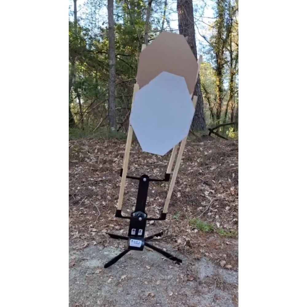 Double Monkey IPSC, cible au mouvement aléatoire pour deux cibles carton