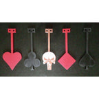 5 Gongs "POKER D'AS", tous calibres, funshoot