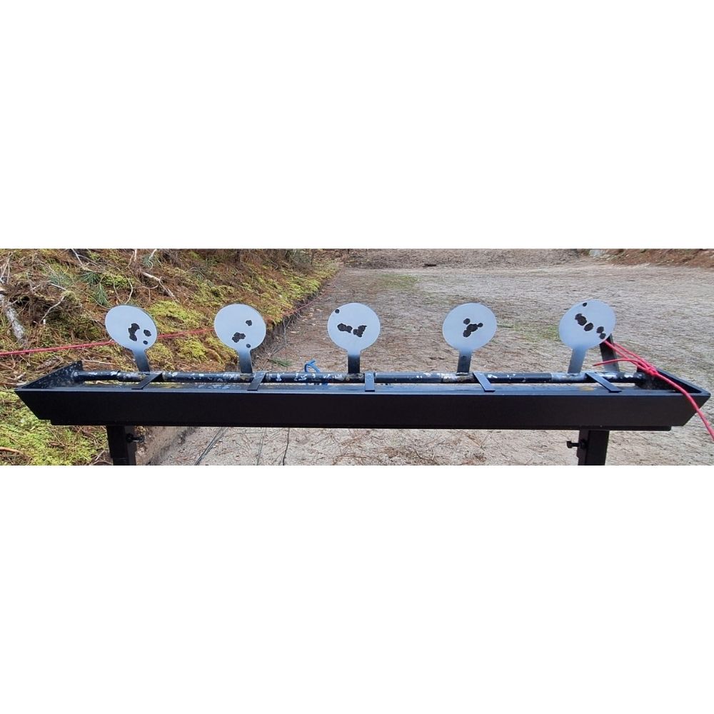 Gong de tir Rack TAR 22 LR | Ciblerie officielle TAR 22 | À relevage par câble idéal extérieur