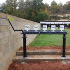 "RACK TAR", 5 gongs 200x200x12, tous calibres armes de poing, à relevage par corde